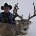 Tom with his giant 185 whitetail